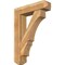 Ekena Millwork Balboa Craftsman Rough Sawn Bracket w/ Offset Brace, Western Red Cedar, 8"W x 32"D x 44"H BKT0806X32X44BOA04RWR - alternate 1